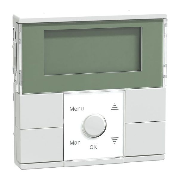 Time switch module standard, active white glossy, system M image 1