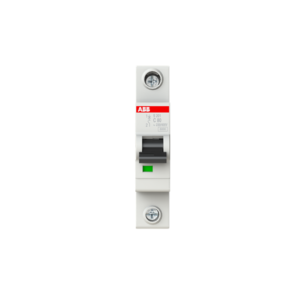 S201-C80 Miniature Circuit Breaker - 1P - C - 80 A image 5