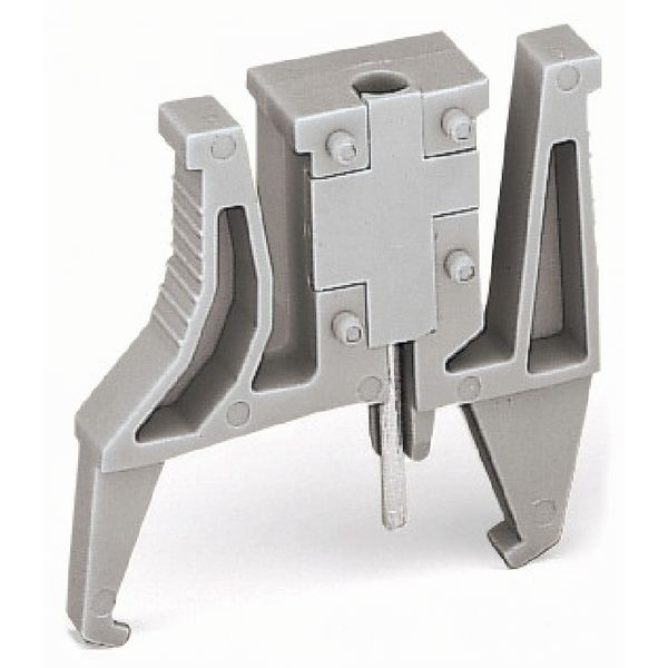 Test plug module with locking latches modular gray image 1