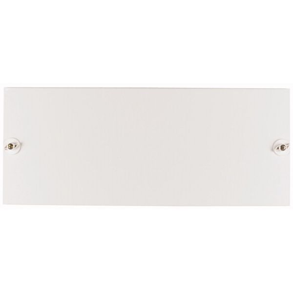 Front plate blind for 24 Module units per row, 0+ rows, white image 1