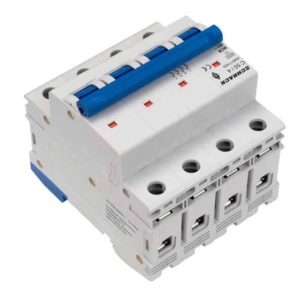 Miniature Circuit Breaker (MCB) AMPARO 6kA, C 50A, 4-pole image 6