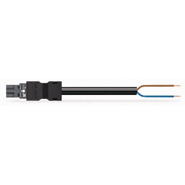 pre-assembled connecting cable Eca Plug/open-ended dark gray image 4