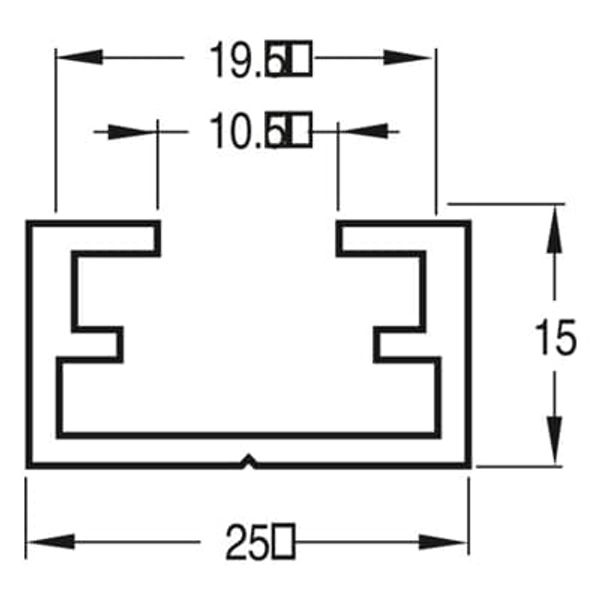 ALUMINIUM PROFILE W1000 image 1