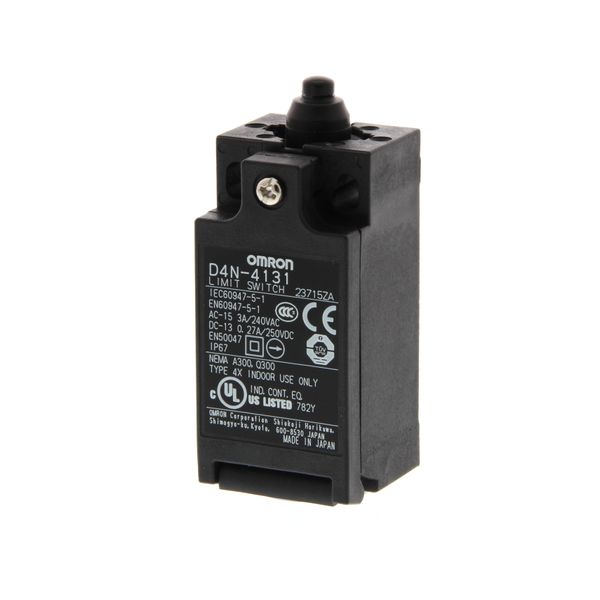 Limit switch, Top plunger, 1NC/1NO (snap-action), 1NC/1NO (snap-action image 1