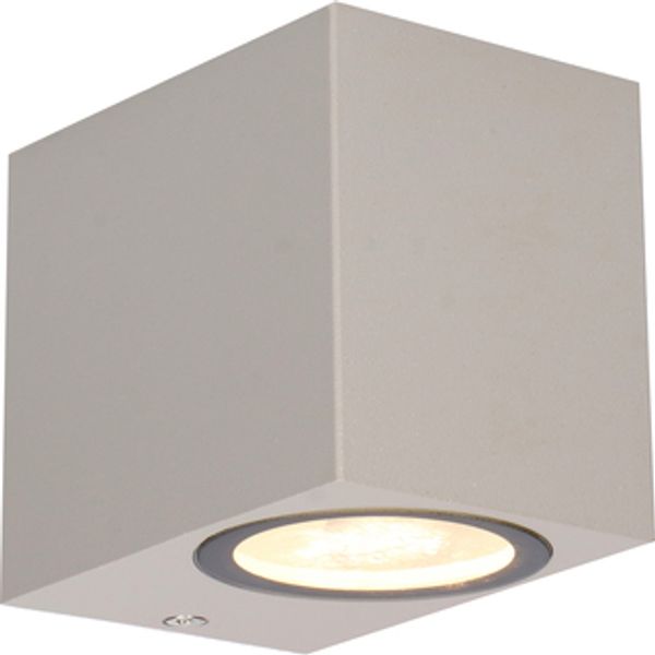 Outdoor Light without Light Source - wall light San Diego - 1xGU10 IP44  - Grey image 1