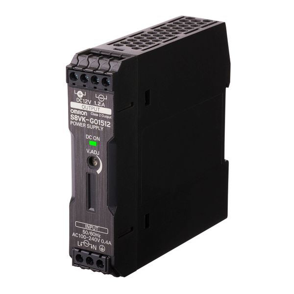 Book type power supply, Pro, 15 W, 12 VDC, 1.2A, DIN rail mounting image 4
