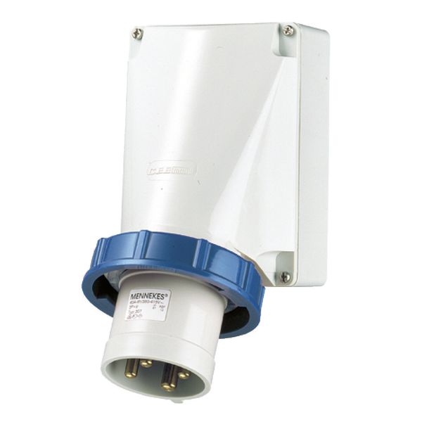 Wall mounted inlet, 125A4p9h230V, IP67 image 1