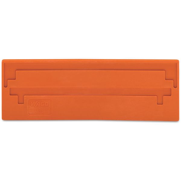 Separator plate 2 mm thick oversized orange image 1