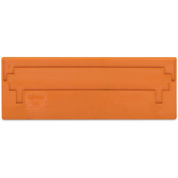 Separator plate 2 mm thick oversized orange image 2