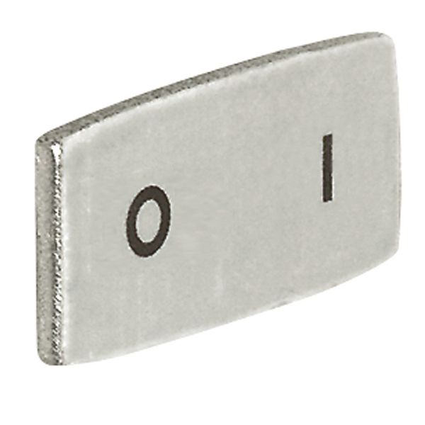 Osmoz legend plate - with engraving - alu - standard model - ''O I'' image 1