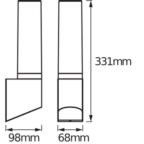 ENDURA STYLE FLARE Flare Wall 7W image 10