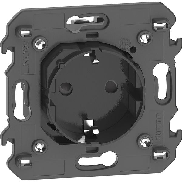 L.NOW-Connected outlet SCH 16A black image 1