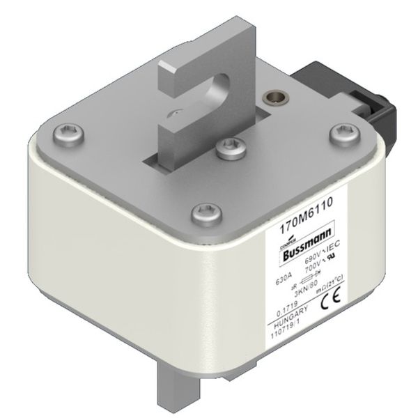 Fuse-link, high speed, 2500 A, AC 380 V, size 3, 70 x 147 x 66 mm, aR, IEC, single indicator image 3