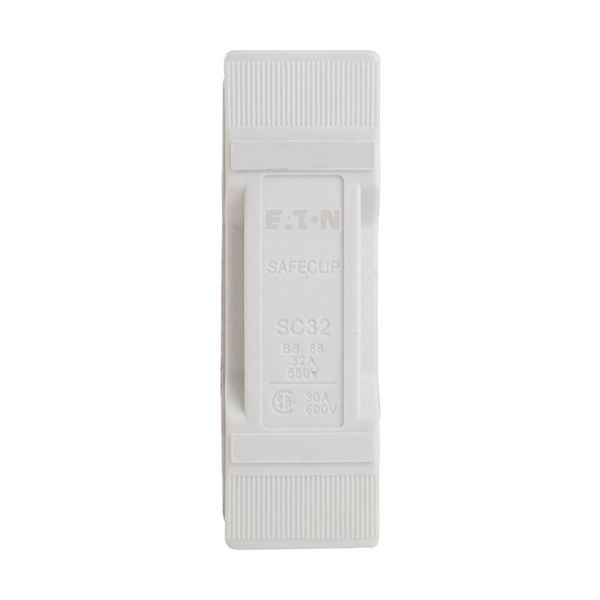 Fuse-holder, LV, 32 A, AC 550 V, BS88/F1, 1P, BS, front connected, white image 19