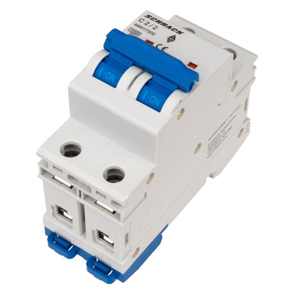 Miniature Circuit Breaker (MCB) AMPARO 10kA, C 2A, 2-pole image 5