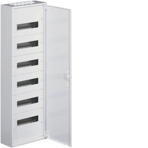 Surface encl. FW2, IP30, class I, with door and brass terminals, 6x12 modules FW612WT image 1