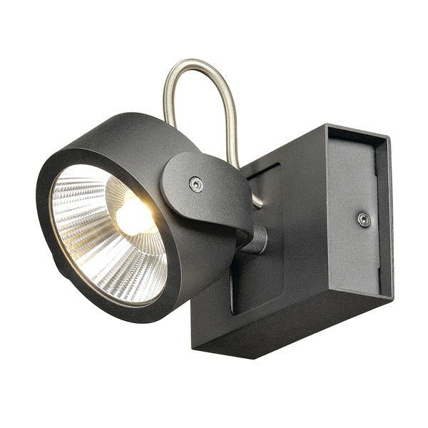 KALU LED 1 Wall and Ceiling luminaire, black, 3000K, 60ø image 1