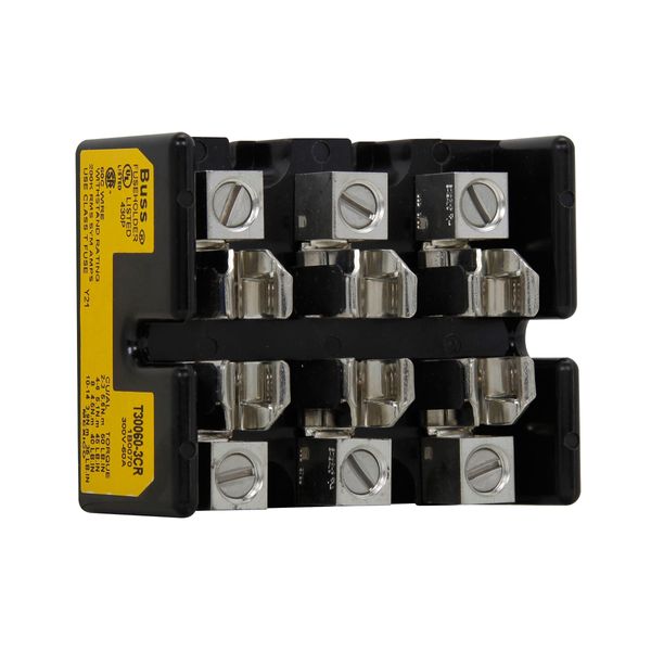 Eaton Bussmann series Class T modular fuse block, 300 Vac, 300 Vdc, 31-60A, Screw, Two-pole image 6