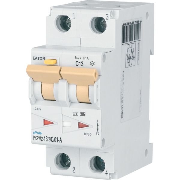 RCD/MCB combination, 13 A, 100 mA, MCB trip characteristic: C, 2p, RCD trip characteristic: A image 7