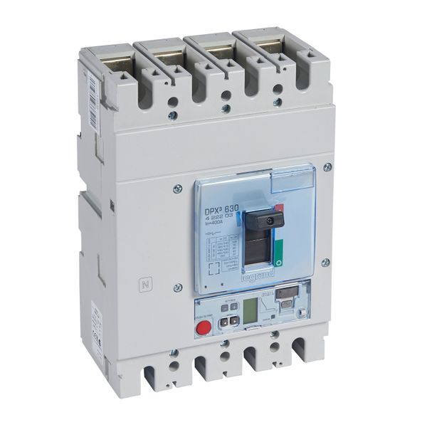 MCCB DPX³ 630 - Sg elec release + central - 4P - Icu 70 kA (400 V~) - In 400 A image 1