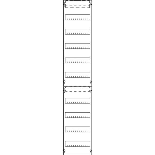 Distribution Board Panel for installation in all modular cabinets. image 1