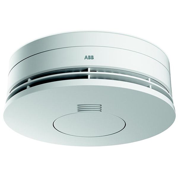 6833/01-84 Busch-Smoke AlarmAlarm Detector Smoke studio white Networkable image 1