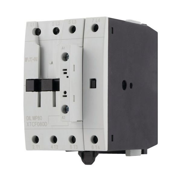 Contactor, 4 pole, 80 A, RDC 24: 24 - 27 V DC, DC operation image 15