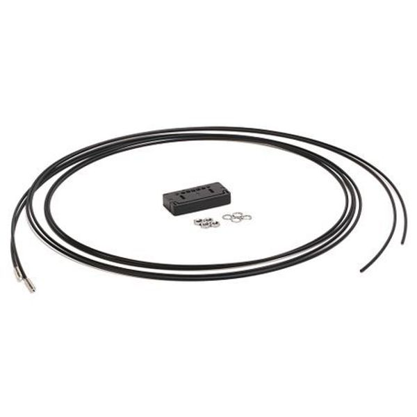 Allen-Bradley 43GT-FIS25SL Glass Fiber Optic Cable, Transmitted Beam, Glass, For use with Large Apertures, Stainless Steel, FI Ferrule right angle, One Sensing Tip (Standard), Stainless Steel Flxbl Conduit, 500 degree F, Standard 0.9m (36 in) image 1