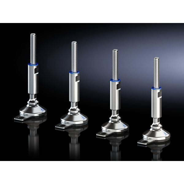 HD Levelling foot, with base mount, Stainless steel 1.4301 image 4