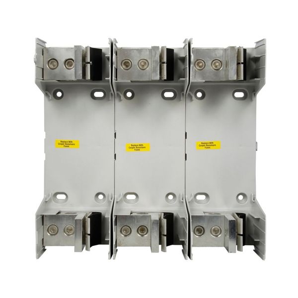 Eaton Bussmann Series RM modular fuse block, 600V, 450-600A, Knife Blade End X Knife Blade End, Three-pole image 3