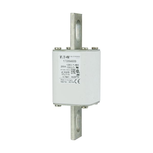 Fuse-link, high speed, 200 A, AC 1250 V, size 1, 53 x 69 x 160 mm, aR, IEC, UL image 8