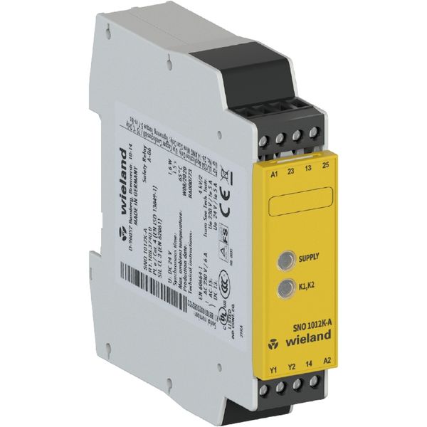 DEVICE FOR MONITORING OF SAFETY-RELATED CIRCUITS SNO 1012K-A AC/DC 24V image 1