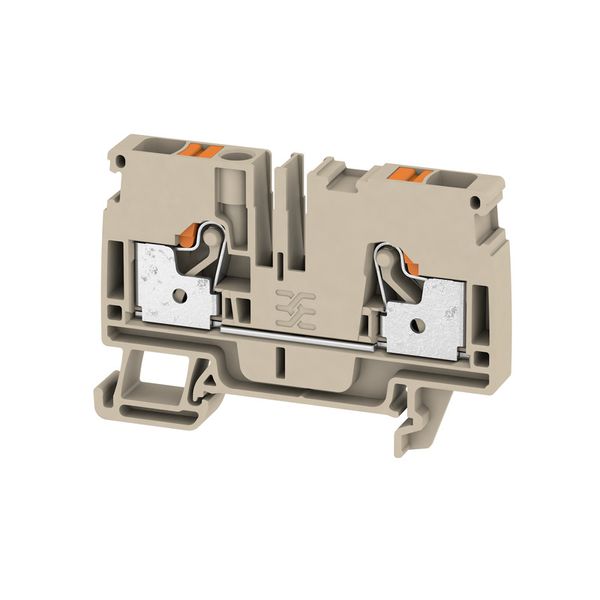 Feed-through terminal block, PUSH IN, 6 mm², 800 V, 41 A, Number of co image 1