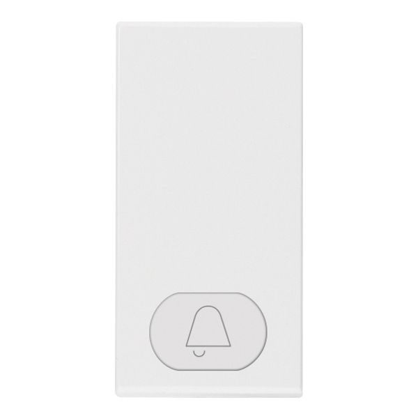 Button 1M bell symbol white image 1