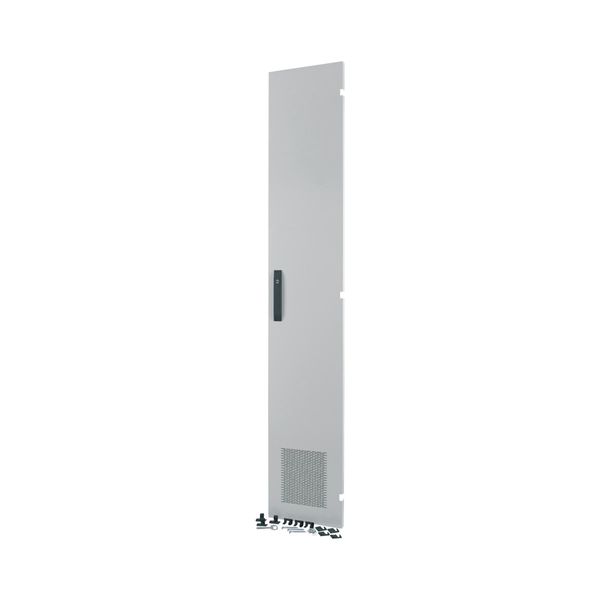 Cable connection area door, ventilated, for HxW = 2000 x 350 mm, IP31, grey image 5