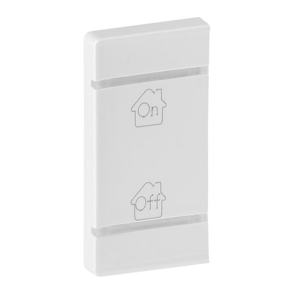 Cover plate Valena Life - GEN/ON/OFF marking - left-hand side mounting - white image 1