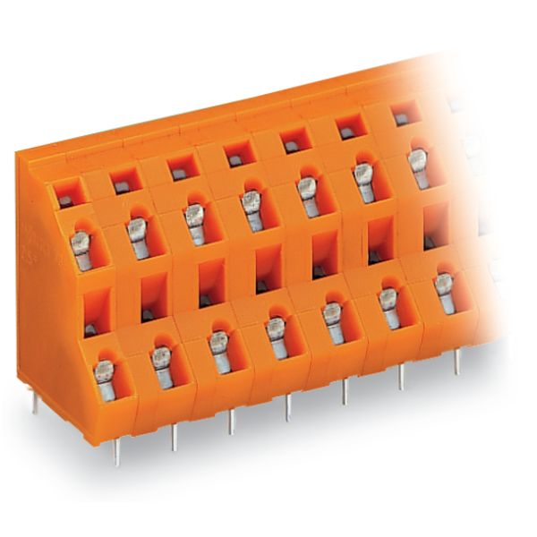 Double-deck PCB terminal block 2.5 mm² Pin spacing 7.62 mm orange image 6