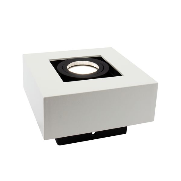 MIRORA GU10 SURFACE GU10 250V IP20 145X145X85mm WHITE BLACK square regulated eye image 8