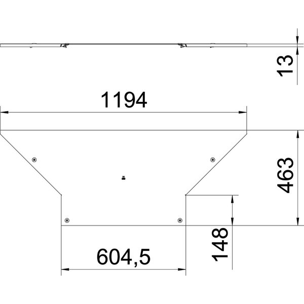 LAAD 600 R3 FT Cover for add-on tee with turn buckle B600 image 2