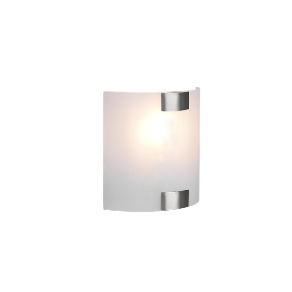 Pura wall lamp 20 cm E27 brushed steel image 1