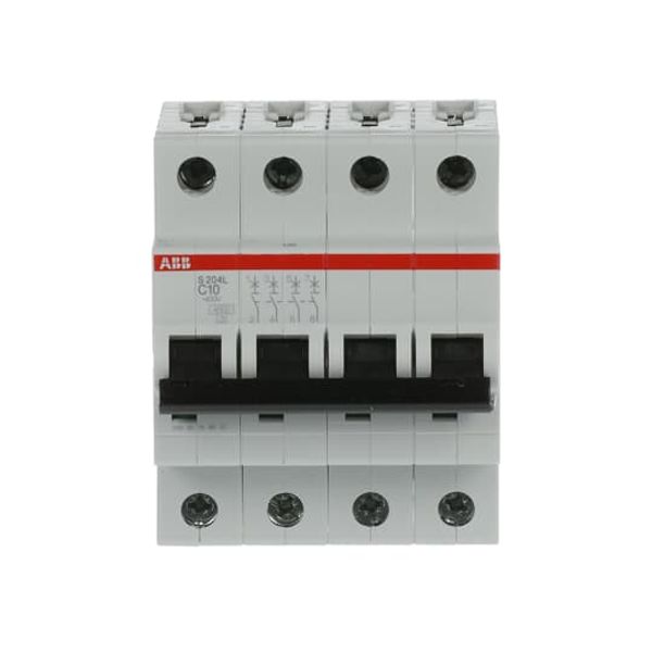S204L-C10 Miniature Circuit Breaker - 4P - C - 10 A image 1