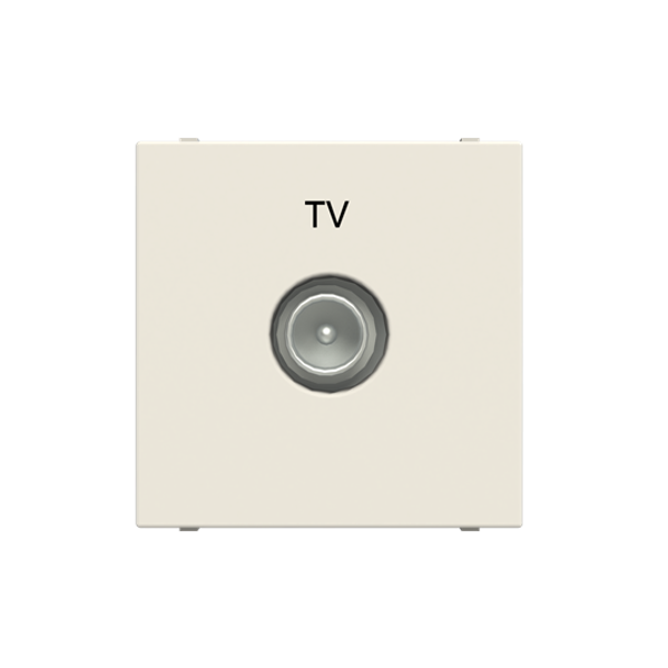 N2250.7 BL TV outlet SAT 1 gang White - Zenit image 1