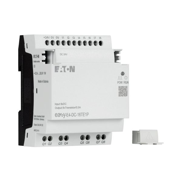 I/O expansion, For use with easyE4, 24 V DC, Inputs/Outputs expansion (number) digital: 8, Push-In image 19