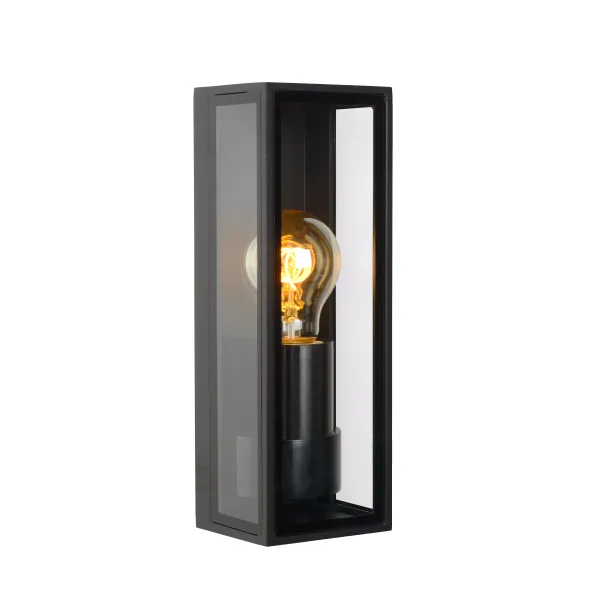 DUKAN Oustide wall lamp E27/15W Black image 1