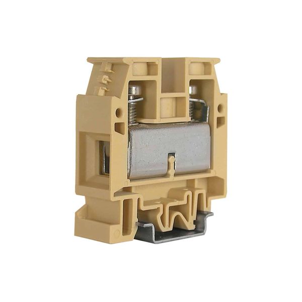 Screw terminal block 50mm2, 1-level, beige color, CBD series image 1