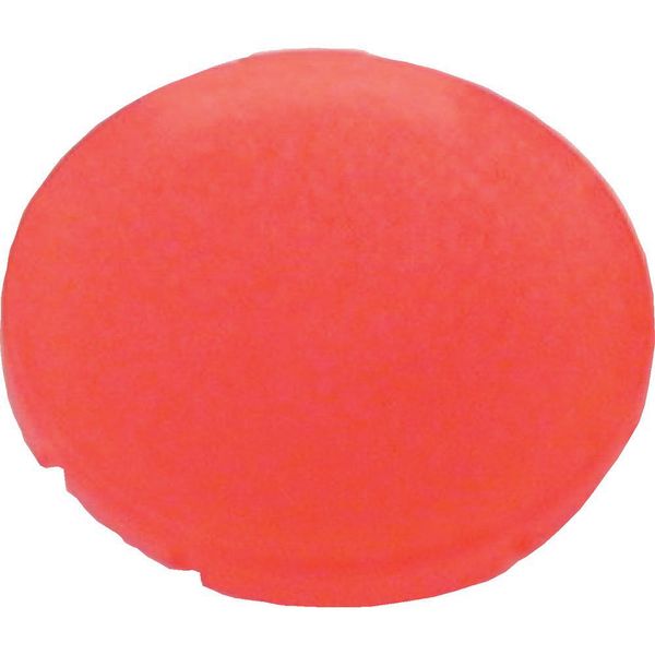 Button lens, flat red, blank image 2