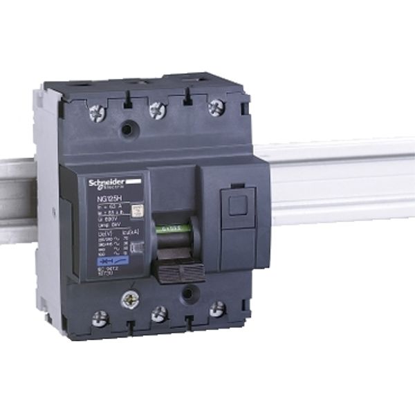 Miniature circuit-breaker, Acti9 NG125H, 3P, 80 A, C curve, 36 kA (IEC 60947-2) image 2