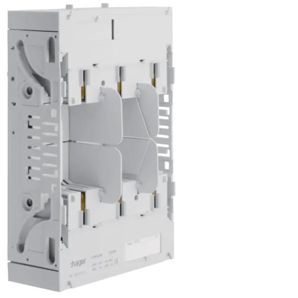 NH1 fuse base 3 x 250 A for 60 mm pitch busbars, M10 image 1