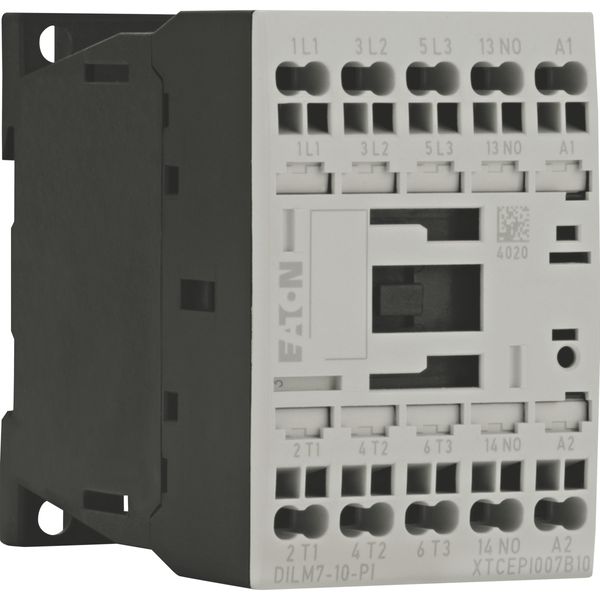 Contactor, 3 pole, 380 V 400 V 3 kW, 1 N/O, 24 V DC, DC operation, Push in terminals image 9