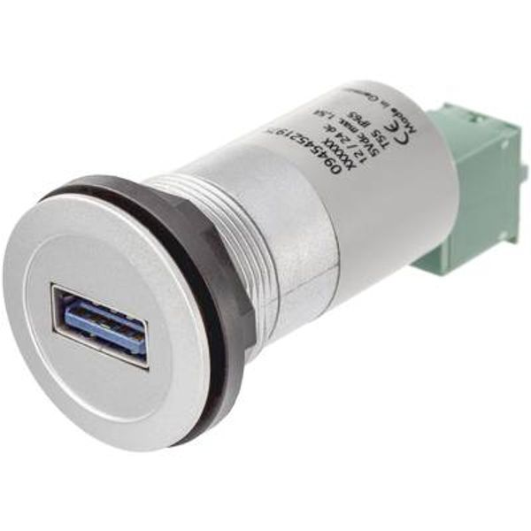 har-port USB charger 5V/1,5A silver image 1